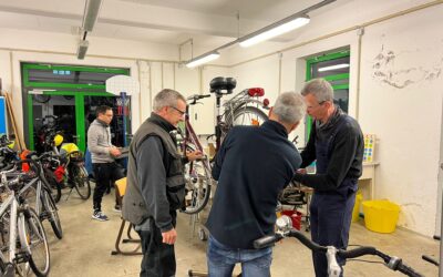 Selbsthilfe-Fahrradwerkstatt im Deutschlandfunk